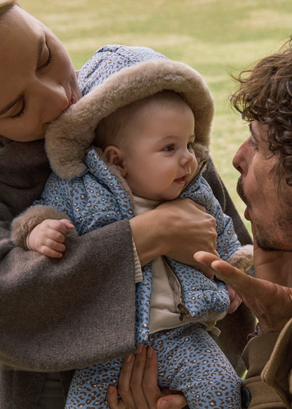 Abrigo y gorro tricot
