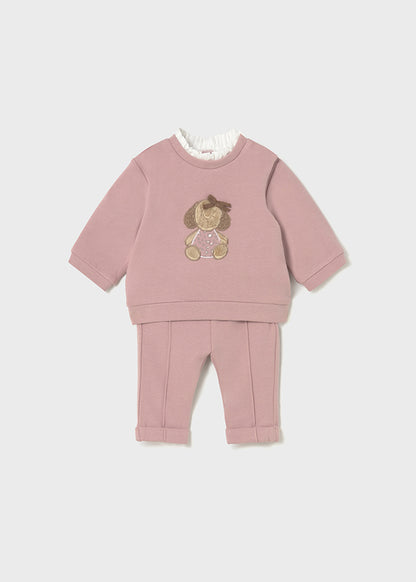 Conjunto pantalón felpa