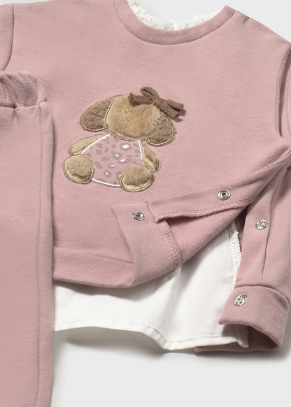 Conjunto pantalón felpa