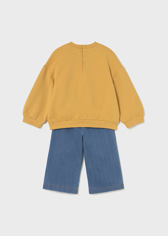 Conjunto pantalón y jersey bebé