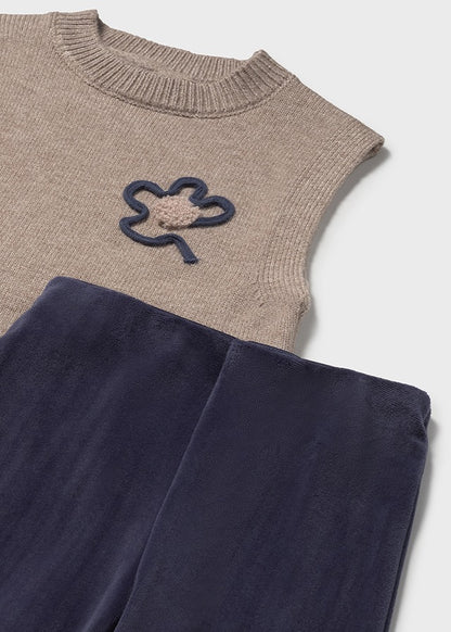 Conjunto chaleco 3 piezas bebé