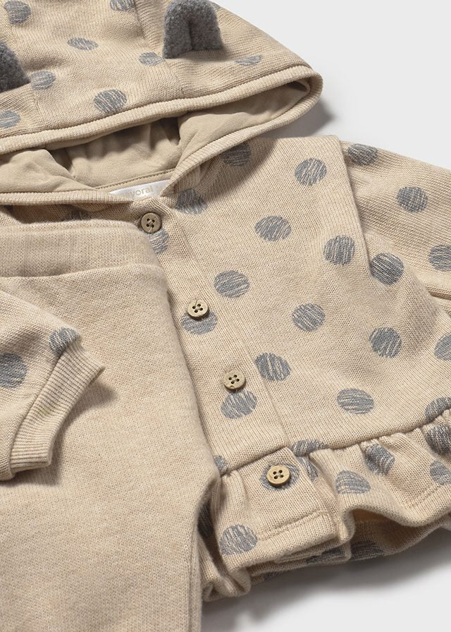 Chándal punto 3 piezas recién nacida