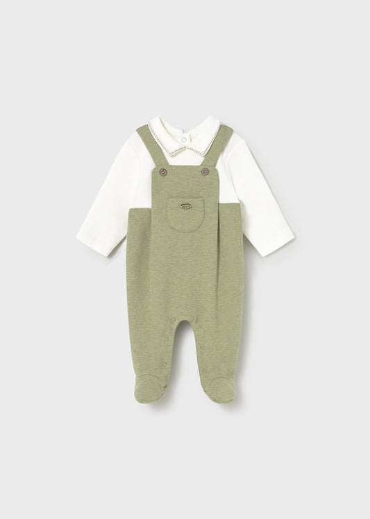 Pelele peto con cuello recién nacido