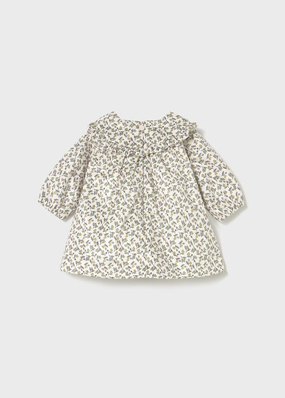 Vestido terciopelo estampado