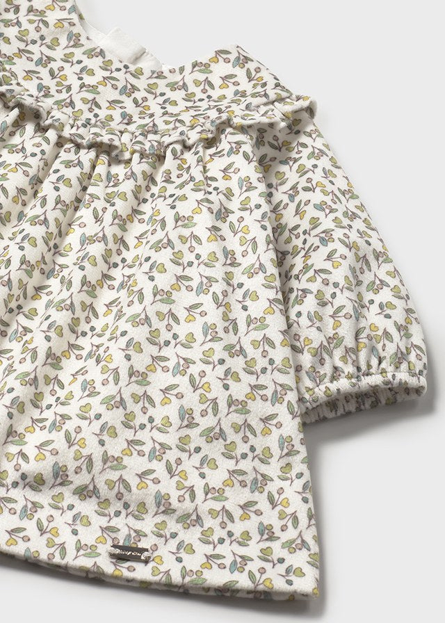 Vestido terciopelo estampado