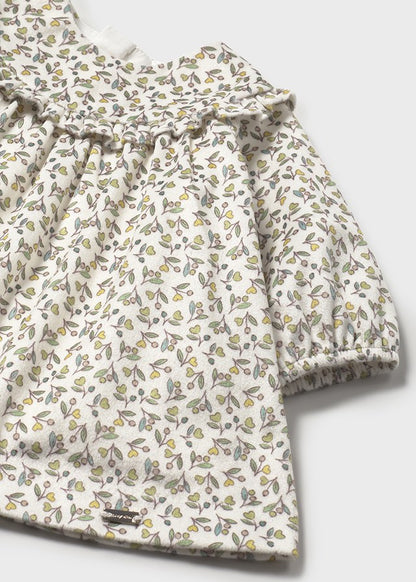 Vestido terciopelo estampado