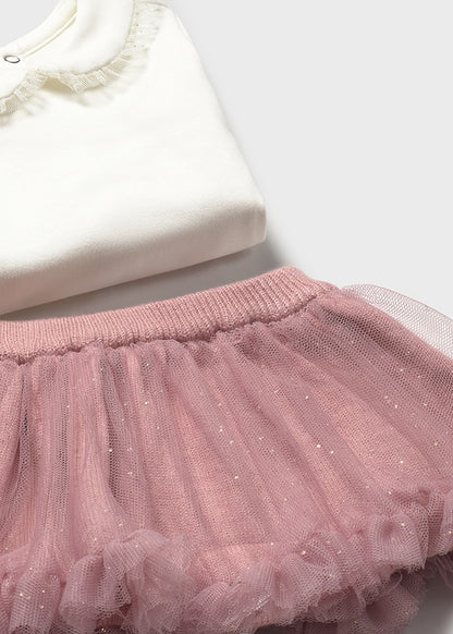 Conjunto chaqueta falda 3 piezas