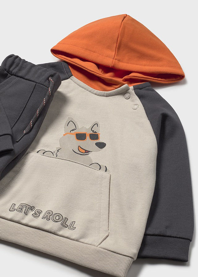 Chándal 2 pantalones combinado bebé