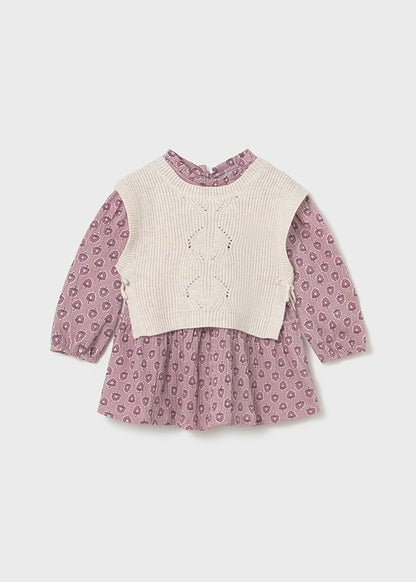 Vestido con chaleco bebé