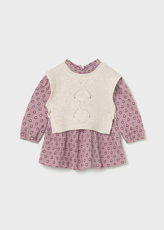 Vestido con chaleco bebé