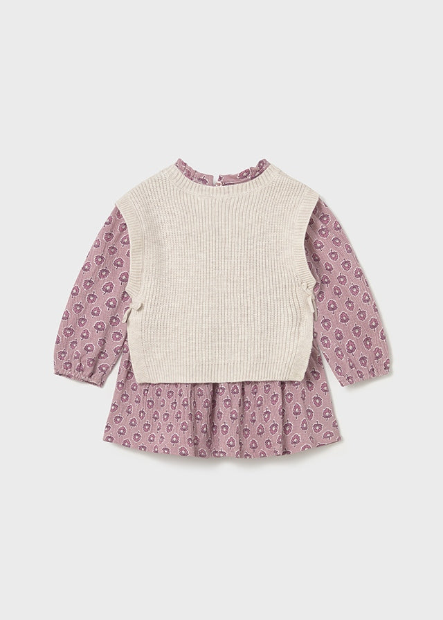 Vestido con chaleco bebé