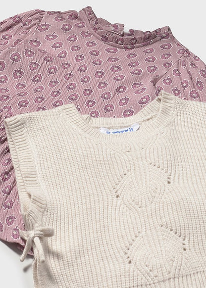 Vestido con chaleco bebé