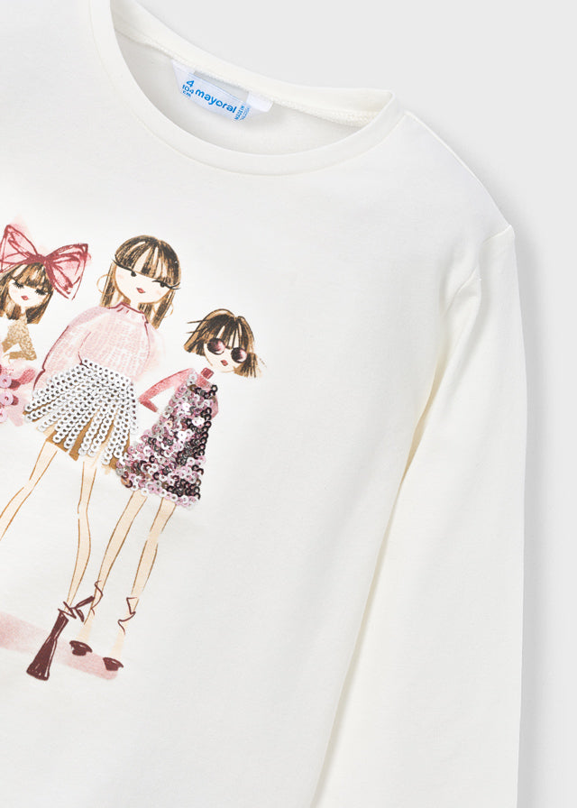 Camiseta muñecas niña