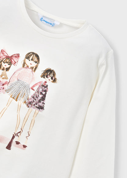 Camiseta muñecas niña