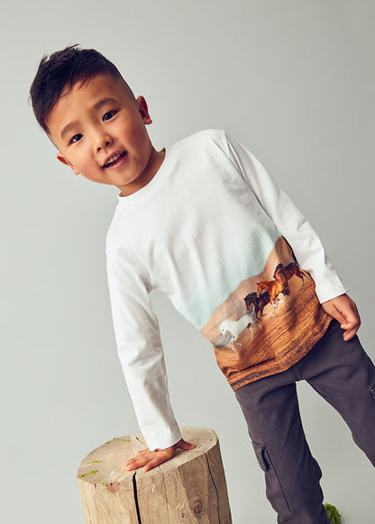 Camiseta posicionado niño