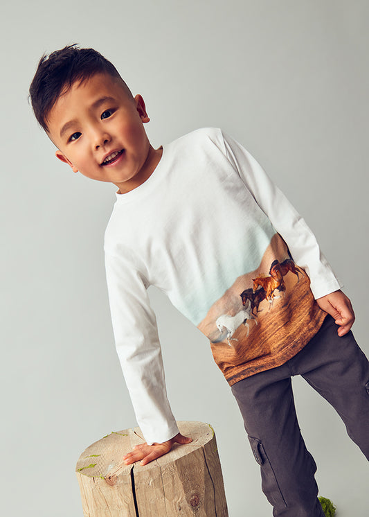 Camiseta posicionado niño