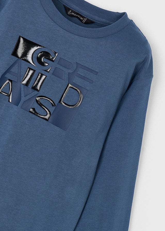 Camiseta letras niño