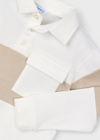 Polo punto rayas niño