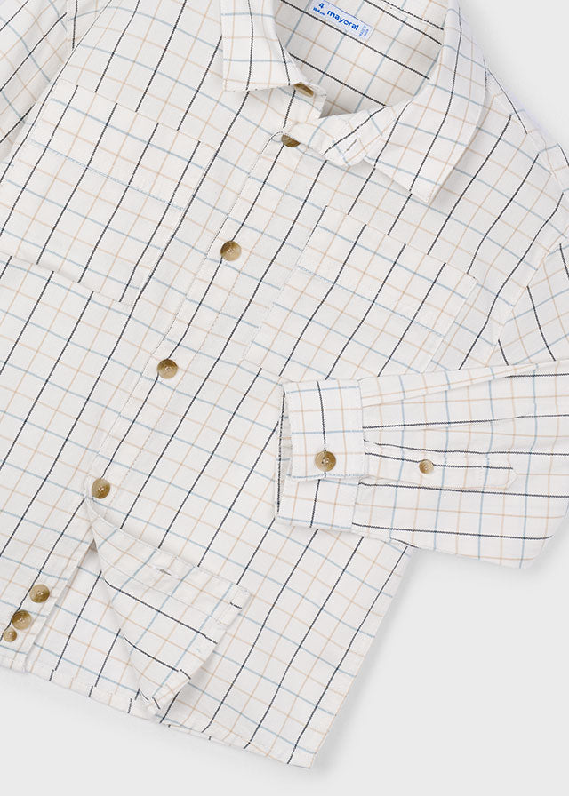 Camisa cuadros niño