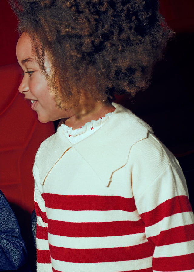 Jersey flores bordadas