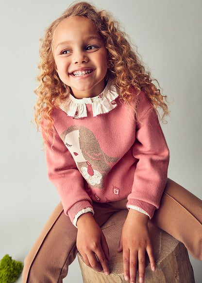 Jersey jacquard niña