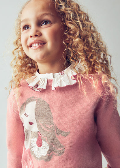 Jersey jacquard niña