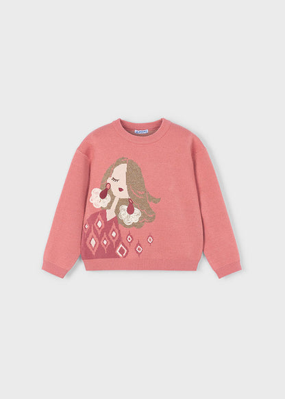Jersey jacquard niña
