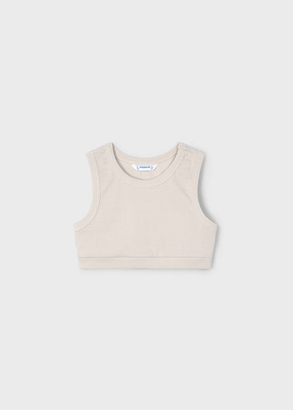 Conjunto chaleco y blusa niña