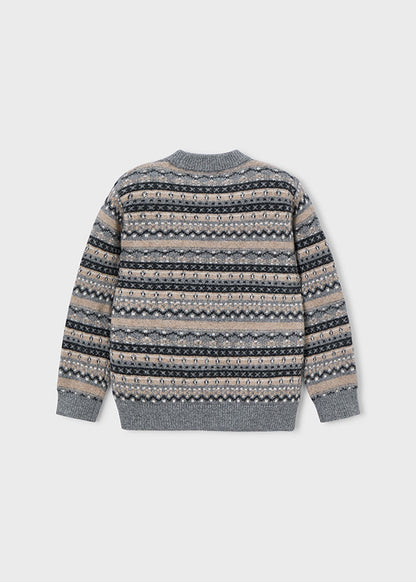 Jersey motivo jacquard niño