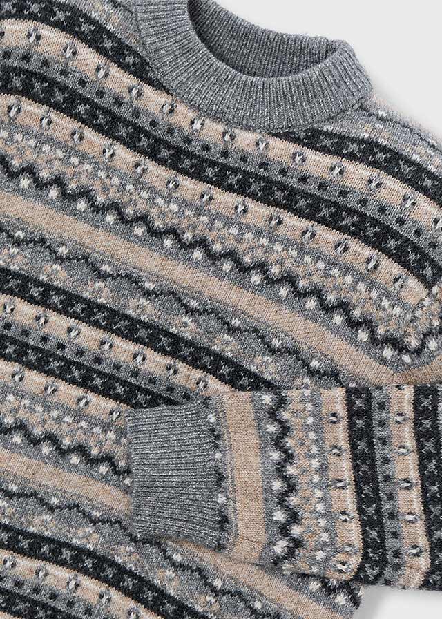 Jersey motivo jacquard niño