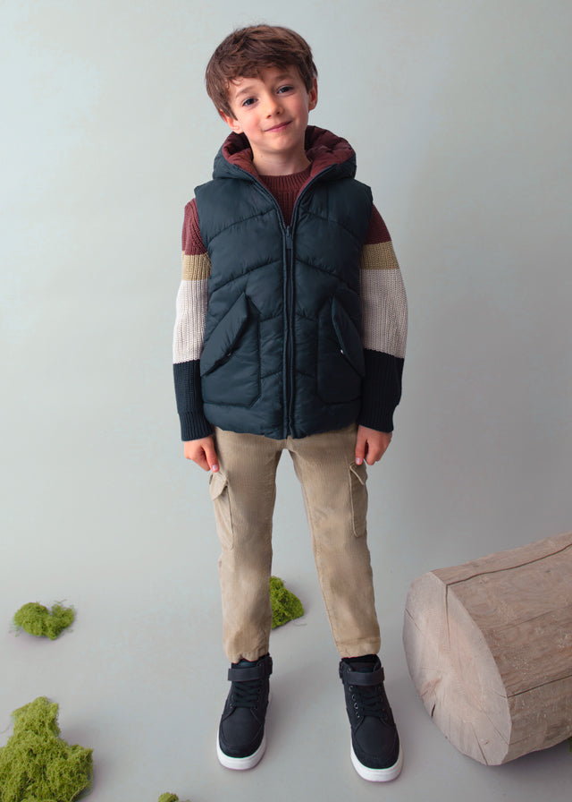 Chaleco reversible niño