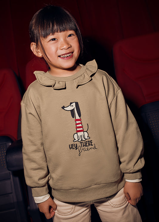 Pullover con volantes