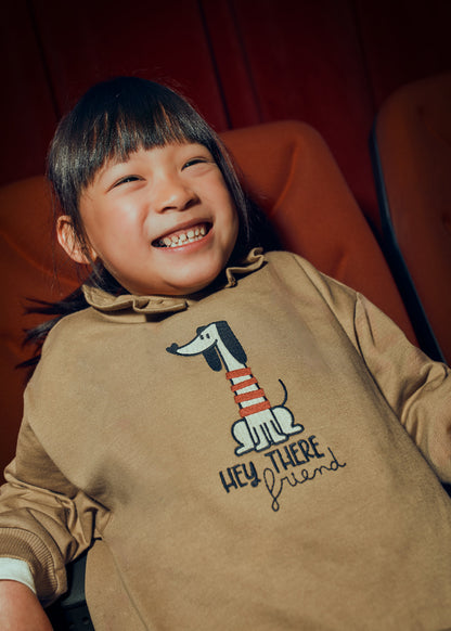 Pullover con volantes