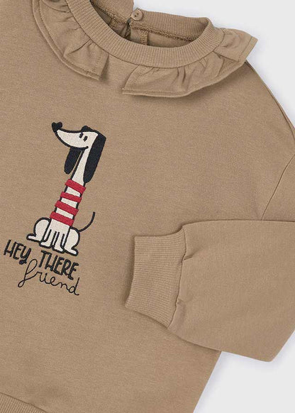 Pullover con volantes