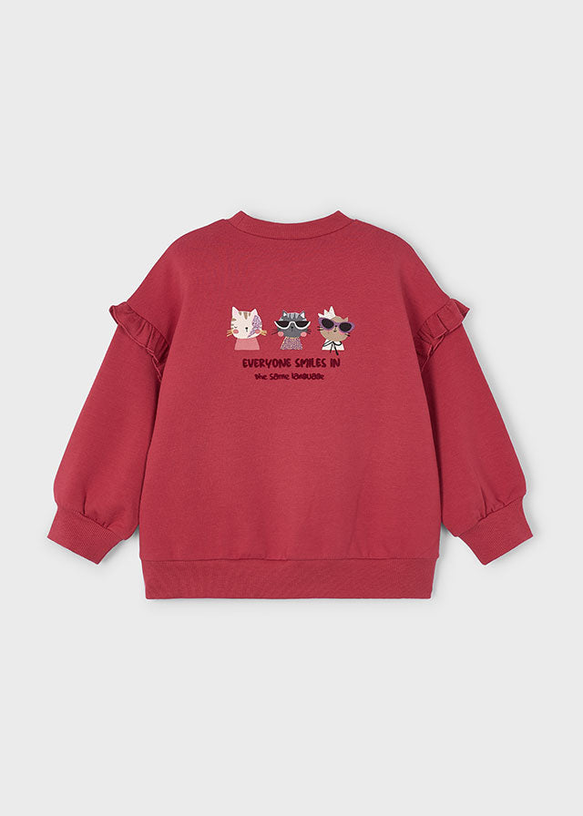 Pullover volante mangas