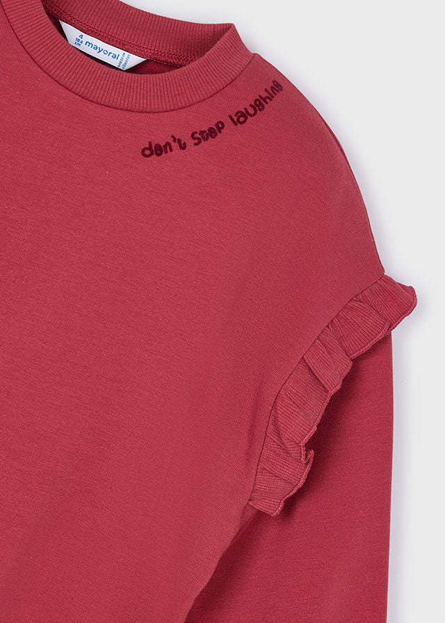 Pullover volante mangas