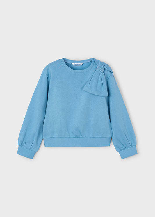 Sudadera lazo niña