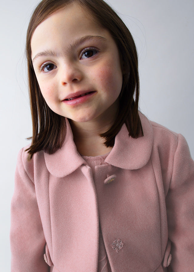Abrigo paño niña