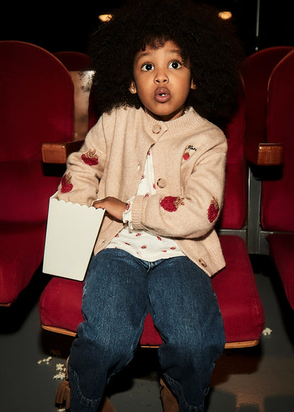 Pantalón tejano wide leg