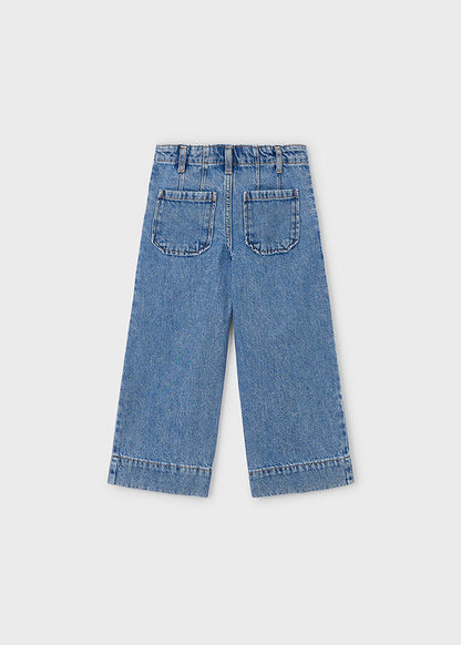 Pantalón tejano wide leg