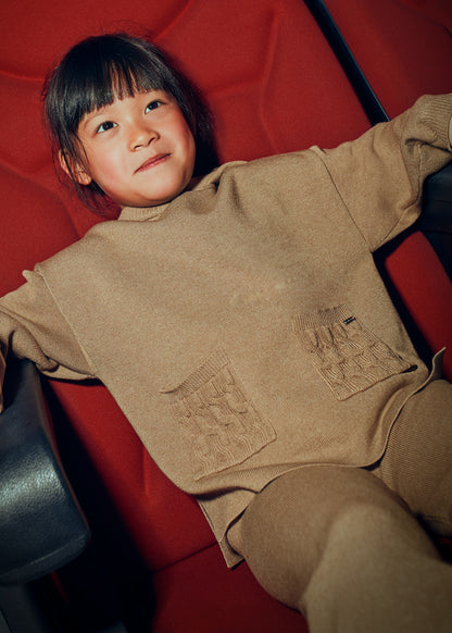 Conjunto pantalón largo tricot