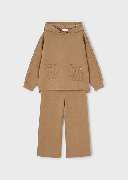 Conjunto pantalón largo tricot