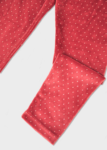 Leggings terciopelo niña
