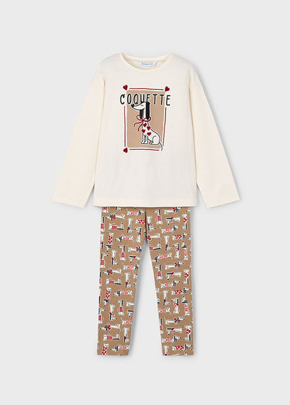 Conjunto leggings estampado