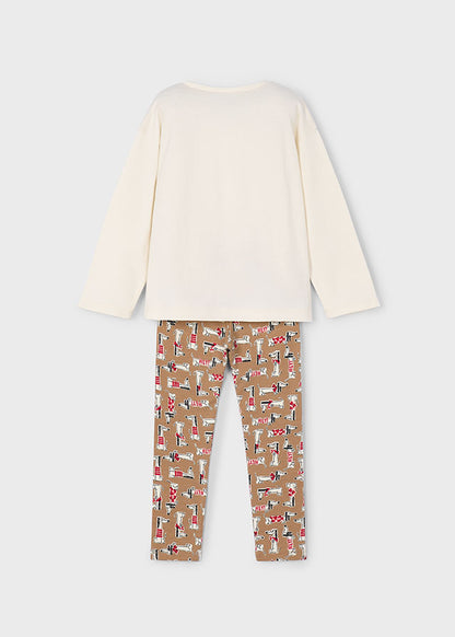 Conjunto leggings estampado