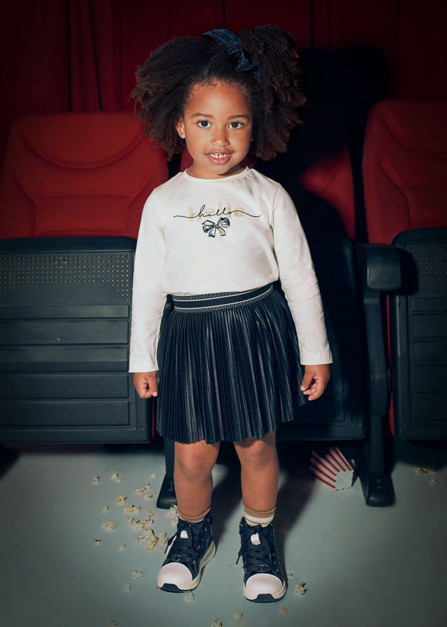 Falda plisada niña