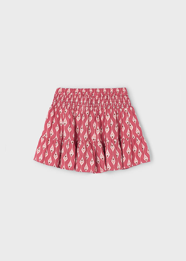 Falda pantalón estampada niña