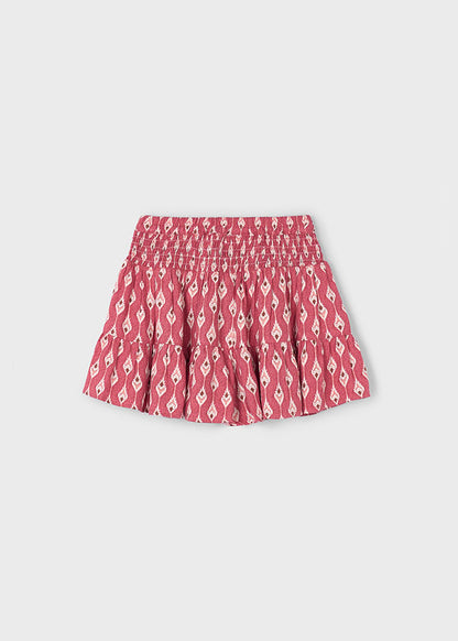 Falda pantalón estampada niña