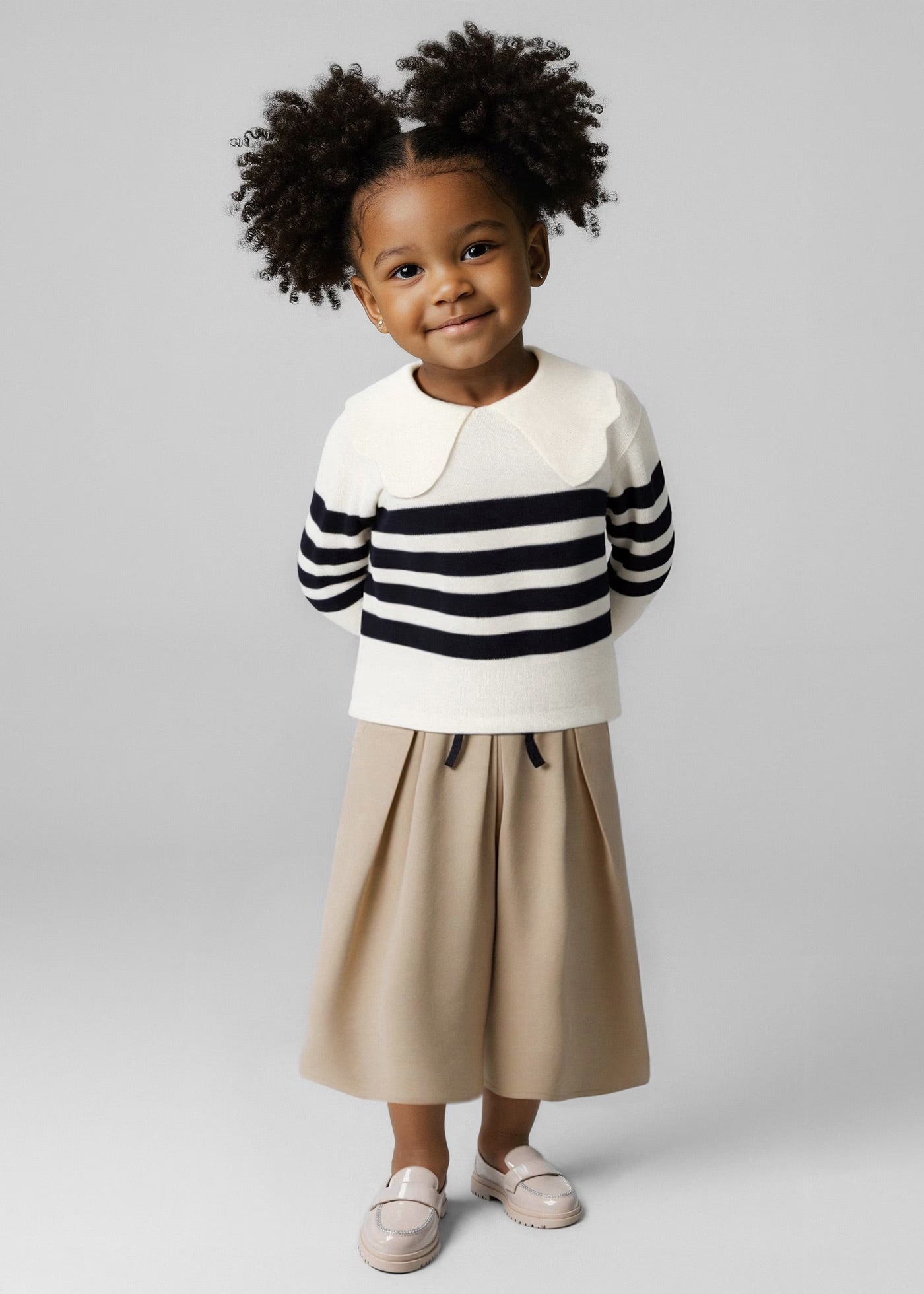 Falda pantalón lazo niña