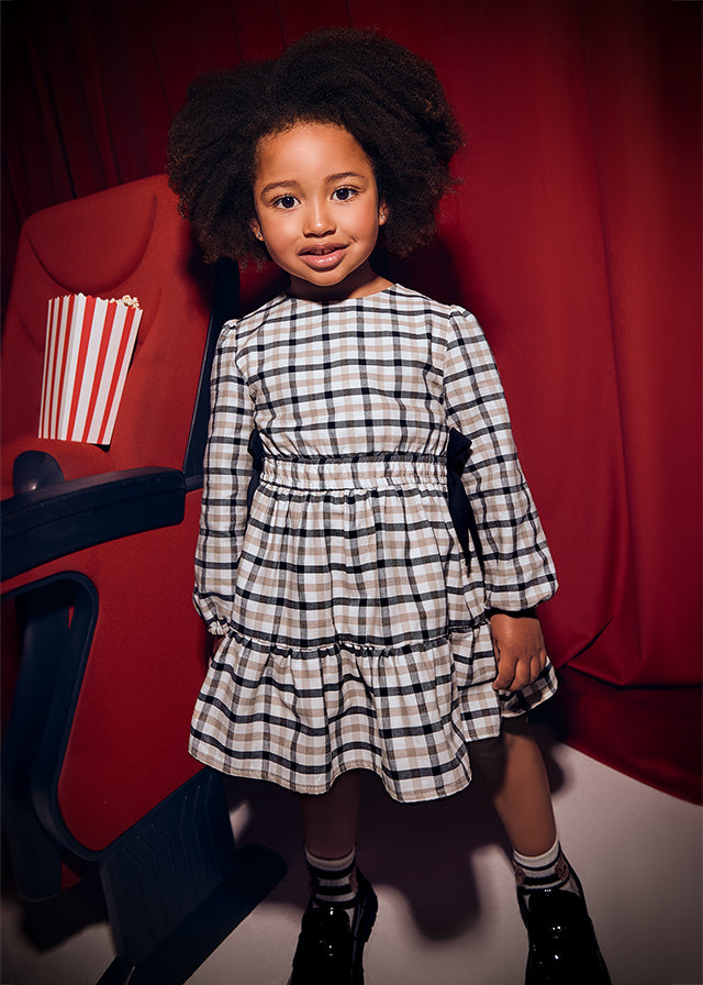 Vestido lazo viella niña